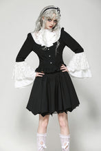 Load image into Gallery viewer, Elegant Gothic Black and White Doll Blouse IW123