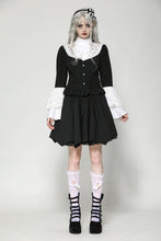Load image into Gallery viewer, Elegant Gothic Black and White Doll Blouse IW123