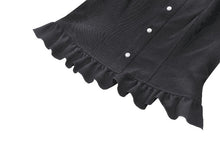 Load image into Gallery viewer, Elegant Gothic Black and White Doll Blouse IW123