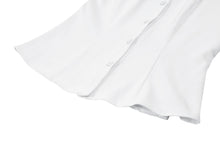 Load image into Gallery viewer, Gothic White Blouse with Lace Cravat & Jewel Brooch IW129