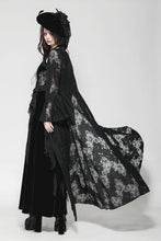 Load image into Gallery viewer, Gothic Lace Trimmed Elegant Long Robe JW274