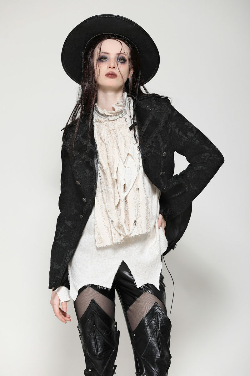 Chic knight gothic oversized collar jacket JW278 – DARK IN LOVE