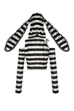 Load image into Gallery viewer, Prison Bunny Striped Crop Top TW558