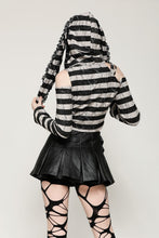 Load image into Gallery viewer, Prison Bunny Striped Crop Top TW558