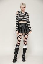 Load image into Gallery viewer, Prison Bunny Striped Crop Top TW558