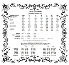 Load image into Gallery viewer, Gothic Romantic Lace Patchwork Bell-Sleeve Layered Cuff Top TW607