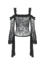 Load image into Gallery viewer, Gothic Romantic Lace Flare Sleeve Top TW623