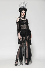 Load image into Gallery viewer, Gothic Romantic Lace Flare Sleeve Top TW623