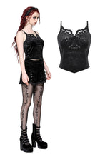 Load image into Gallery viewer, Dark Embossed Velvet Camisole TW628