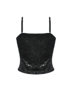 Load image into Gallery viewer, Dark Embossed Velvet Camisole TW628