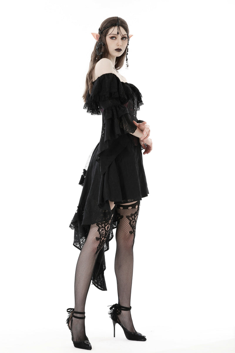 Gothic purple luxe court sexy hollow corset CW055 – DARK IN LOVE