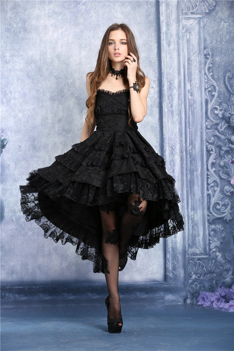 gothic noble cocktail dress no petticoat included