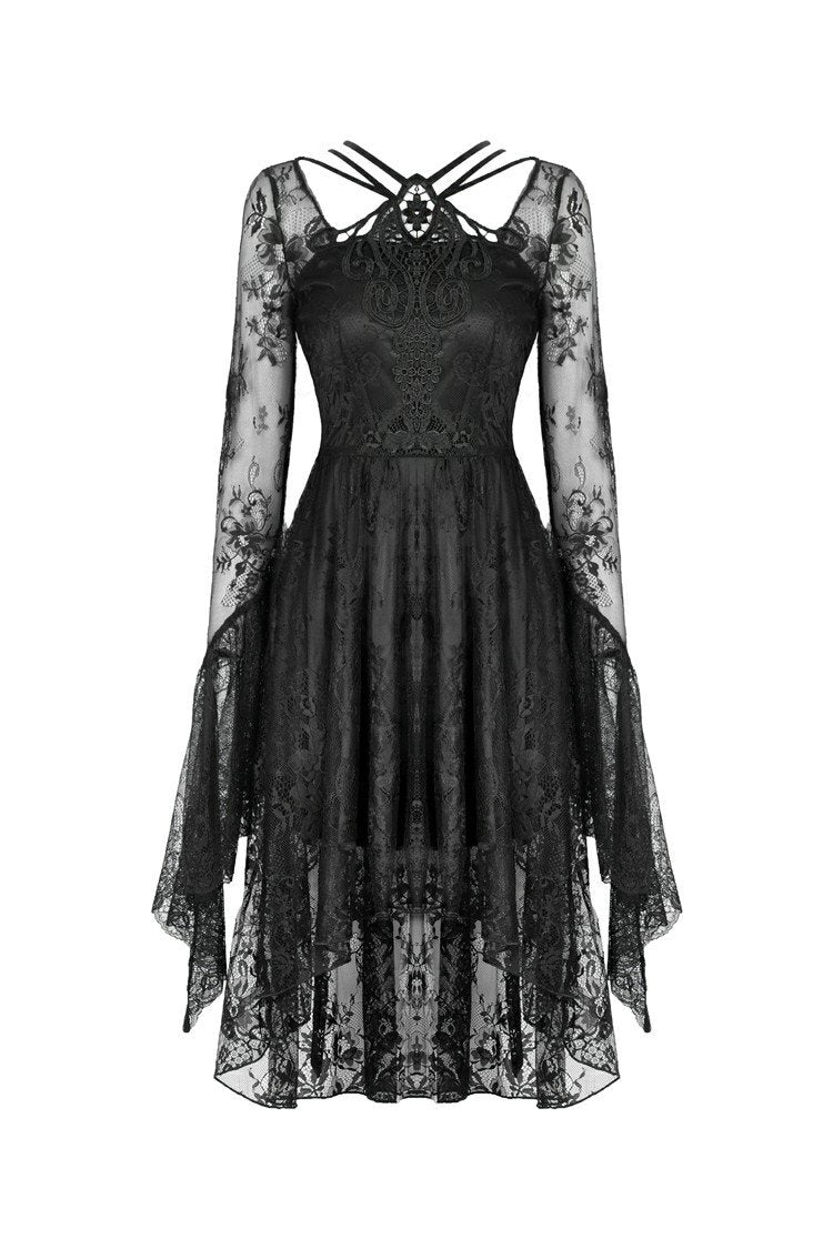 Gothic lady lacey cocktail dress DW343 – DARK IN LOVE