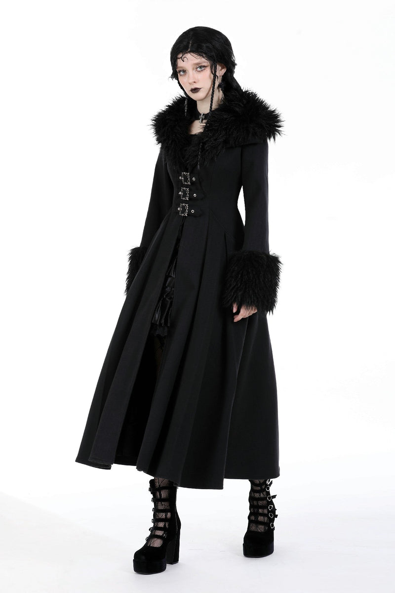 人気商品の中古品・新品・未使用品 Gothic fur IN DARK – JW256 coat maxi woolen sleeves and neck トップス