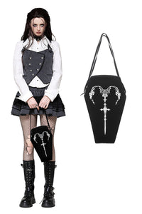Horn Embroidery Coffin Bag ABG013