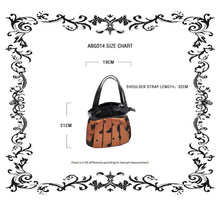 Load image into Gallery viewer, Halloween Bat &amp; Pumpkin-Inspired Handbag ABG014