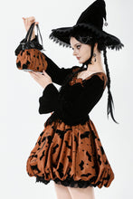 Load image into Gallery viewer, Halloween Bat &amp; Pumpkin-Inspired Handbag ABG014