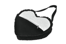Load image into Gallery viewer, Lolita Black &amp; White Bow Heart Bag ABG015