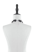 Load image into Gallery viewer, Fallen Prayer｜Gothic Red Gem Cross Lace Choker ACK153