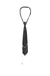 Punk Grommet Chain-Link Neck Tie ACK157