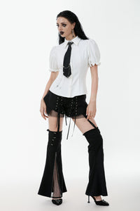Punk Grommet Chain-Link Neck Tie ACK157