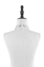 Load image into Gallery viewer, Gothic Blood Red Pearl Floral Necklace ACK159