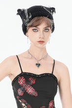 Load image into Gallery viewer, Multi-Cross Dark Lolita Spade Necklace ACK163 - Gothlolibeauty