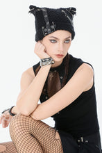 Load image into Gallery viewer, Punk metal Knit Hat ACP016 - Gothlolibeauty