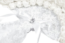 Load image into Gallery viewer, Elegant White Gothic Rose Lace Fan｜Non-foldable AFN004