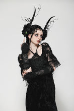 Load image into Gallery viewer, Gothic Romantic Lace Embroidered Gloves AGL026