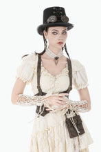 Load image into Gallery viewer, Steampunk Lace Layered Ribbon Gloves AGL031 - Gothlolibeauty