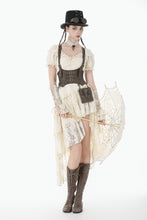 Load image into Gallery viewer, Steampunk Lace Layered Ribbon Gloves AGL031 - Gothlolibeauty