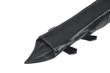 Load image into Gallery viewer, Punk Vintage Matte Leather Buckled Riveted Gauntlets AGL034BK