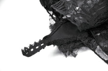 Load image into Gallery viewer, Gothic Vintage 3D Black Rose Lace and Velvet Patchwork Ring-Loop Arm Sleeves AGL036
