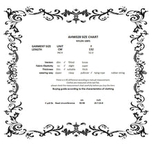 Load image into Gallery viewer, Gothic Dark-Wear Veil with Exotic Beaded Fringe AHW028