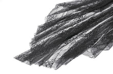 Load image into Gallery viewer, Gothic Dark-Wear Veil with Exotic Beaded Fringe AHW028