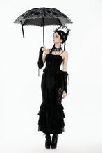 Load image into Gallery viewer, Lolita Elegant Embroidered Double-Layer Folding Parasol AUM015