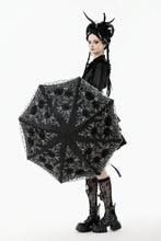 Load image into Gallery viewer, Lolita Elegant Embroidered Double-Layer Folding Parasol AUM015