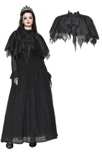 Load image into Gallery viewer, Gothic Dark Tattered  Cape BW142