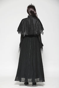 Gothic Dark Tattered  Cape BW142