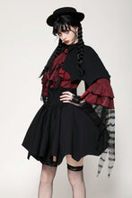 Load image into Gallery viewer, Gothic vampire shadow bat-shaped capelet BW143