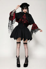 Load image into Gallery viewer, Gothic vampire shadow bat-shaped capelet BW143
