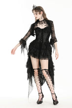 Load image into Gallery viewer, Witchy Gothic mysterious embroidery lace cape BW144