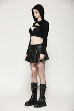 Load image into Gallery viewer, Punk hooded cross-strap buckle shrug BW147