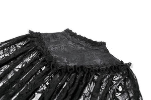 Gothic Elegant Vintage Lace Oversized Sleeves  Cape BW151