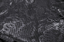 Load image into Gallery viewer, Punk snake-patterned leather  stand-up collar top BW153
