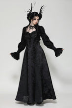 Load image into Gallery viewer, Gothic dark pattern puff sleeve shrug BW154