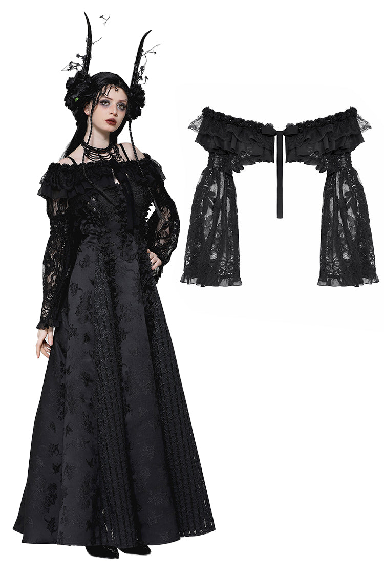 Gothic rose romantic lace cape BW157 – DARK IN LOVE