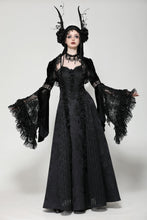 Load image into Gallery viewer, Gothic elegant velvet lace shrug BW159