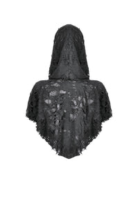 Punk Assassin Draped Hooded Capelet BW163